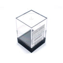 Chessex 02804 Empty Crystal Display Box M Clear w/Black Lid