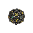 LPG Dice Hoard Guardian Dice Set Steel/Green