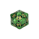 LPG Dice Celtic Hollow Dice Set Old Gold