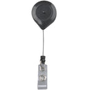 Rexel Retractable Id Cardholder With Lockable Strap Black