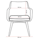 Buro Konfurb Hady Chair Everyday Sled Base Black Keylargo Ash