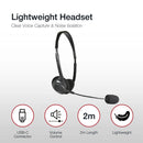 Shintaro USB-C Headset Microphone Volume Control Light Weight Headphones