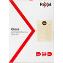 Rexel Laminating Pouch 125 Micron A4 Clear Pack 100