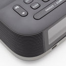 Nero Qi Wireless Charging Radio Clock Bluetooth Speaker Alarm USB-C