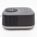 Nero Qi Wireless Charging Radio Clock Bluetooth Speaker Alarm USB-C