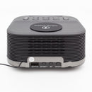 Nero Qi Wireless Charging Radio Clock Bluetooth Speaker Alarm USB-C