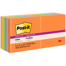Post-It Super Sticky Notes Rio De Janeiro 76x76mm Cabinet Pack 12