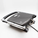 Nero Sandwich Press 4 Slice Non-Stick Toaster Stainless Steel Black