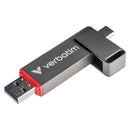 Verbatim Dual Sided QuickStick SSD USB-A/C 3.2 Gen1 USB Flash Drive 512GB