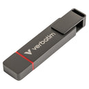 Verbatim Dual Sided QuickStick SSD USB-A/C 3.2 Gen1 USB Flash Drive 128GB