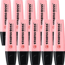 Stabilo Boss Highlighter Pastel Pink Blush Box 10