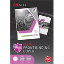 GBC Ibico Binding Cover 200 Micron A4 Clear Pack 200