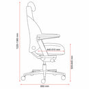 Buro Maverick 24/7 Controller Chair Heavy Duty With Arms Fabric Black