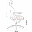 Buro Maverick 24/7 Controller Chair Heavy Duty With Arms Leather Black