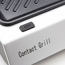 Nero Deluxe Sandwich Press Toaster Contact Grill 4 Slice Grooves with Timer