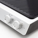Nero Deluxe Sandwich Press Toaster Contact Grill 4 Slice Grooves with Timer