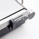 Nero Deluxe Sandwich Press Toaster Contact Grill 4 Slice Grooves with Timer