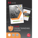 GBC Binding Cover 250 Micron A4 Clear Transparent Pack 100