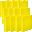 Marbig Clear View Insert Ring Binder Folder 2D 38mm A4 Yellow Box 12