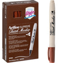 Artline Supreme Brush Marker Brown Box 12