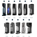 SodaStream Fuse Bottle Carbonating Sparkling 1L 4 Pack Black 1042220610 (2 Packs of 2) - SuperOffice