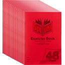Spirax P103 Exercise Book Dotted Thirds 14mm 70Gsm 48 Page A4 Red 20 Pack