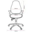 Buro Persona Leather Office Chair Ergonomic with Arms Black