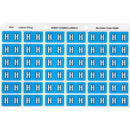 Avery 43308 Label Side Tab H Colour Code 25 X 38Mm Blue Pack 180 43308 - SuperOffice