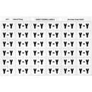 Avery 43325 Label Side Tab Y Colour Code 25 X 38Mm White Pack 180 43325 - SuperOffice