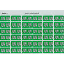 Avery 43406 Label Side Tab Jun Colour Code 23 X 38Mm Light Green Pack 180 43406 - SuperOffice