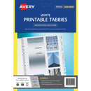 Avery 5412561 L7431 Print On Tabs Tabbies White Pack 48 20 Packs BULK 5412561 (20 Pack) - SuperOffice