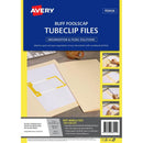 Avery 88551 Tubeclip File Foolscap Plain Buff Pack 5 88551 - SuperOffice