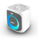 BlueAnt Portable X4 Bluetooth Party Speaker Light Up Microphone White X4-WH - SuperOffice
