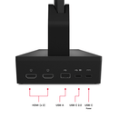 Brydge Vertical Docking Station Dock Microsoft Surface Laptop 15" 4 & 3 Dual Display BRY15MSL3 - SuperOffice