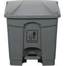 Cleanlink Rubbish Bin With Pedal Lid 45L Litre Grey 12059 - SuperOffice