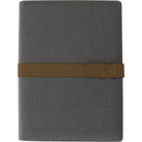 Collins Folio With Ipad Storage Strap Closure A4 Black DE1 - SuperOffice