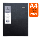 Collins Vanessa A4 Day To Page 2021 Diary Black 145.V99 (2021) - SuperOffice