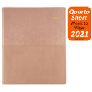 Collins Vanessa Quarto Short Week To View 2021 Diary Rose Gold 325.V49 (2021) - SuperOffice