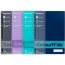 Colourhide Core Notebook 120 Pages A4 Assorted Pack 4 1717499J - SuperOffice