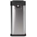 Compass Rectangular Pedal Bin Brushed Stainless Steel 15L 769715 - SuperOffice