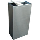 Compass Stainless Steel Rectangular Swing Bin 40 Litre 769300 - SuperOffice