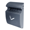 Compass Wall Mounted Ash Tray Bin Grey 765323 - SuperOffice
