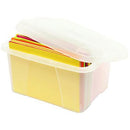 Crystalfile Mini Porta Box With Lid 20L Clear 8007312 - SuperOffice
