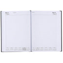 Cumberland 2024 A4 2 Pages Per Day Appointment Diary Hard Cover Leathergrain 40CBK 40CBK24 - SuperOffice