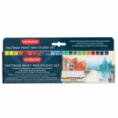 Derwent Inktense Watercolour Paint Pan Assorted Colours Set 24 + Waterbrush 2305545 - SuperOffice