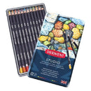 Derwent Studio Colour Pencils 3.5mm Tin 12 R32196 - SuperOffice