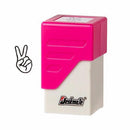 Deskmate Square Stamps Emoji Peace 49599 - SuperOffice