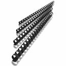 Gbc Plastic Binding Comb Round 21 Loop 38Mm A4 Black Pack 20 BEP38BK20 - SuperOffice