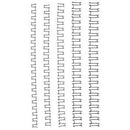 Gbc Wire Binding Comb 21 Loop 14Mm A4 Black Pack 100 BE21W14BK100 - SuperOffice
