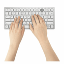 Kensington Compact Multi-Device Switchable Keyboard Wireless Bluetooth USB Silver White K75504US - SuperOffice